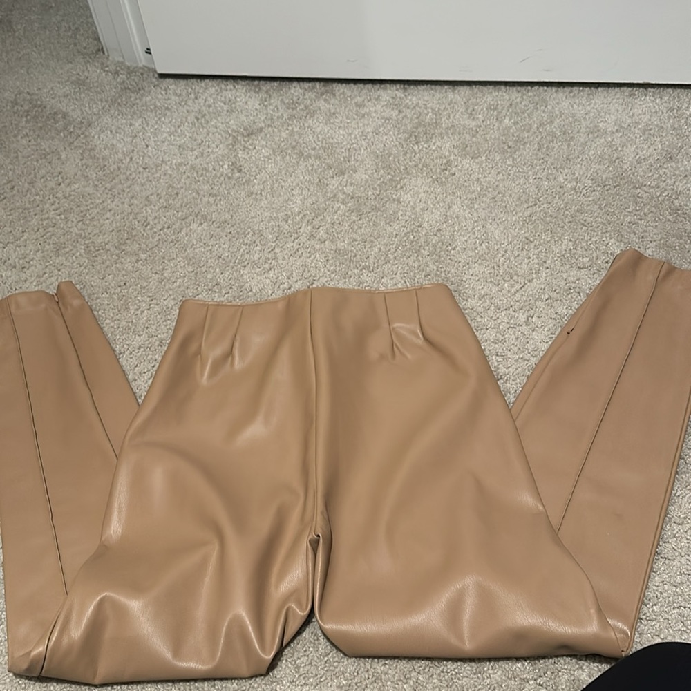 Zara Leather Leggings